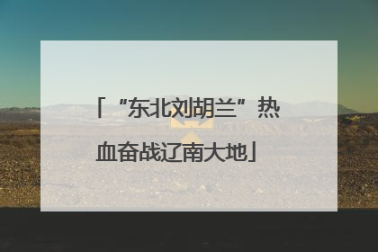 “东北刘胡兰”热血奋战辽南大地