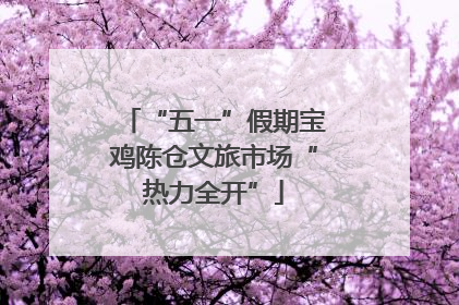 “五一”假期宝鸡陈仓文旅市场“热力全开”