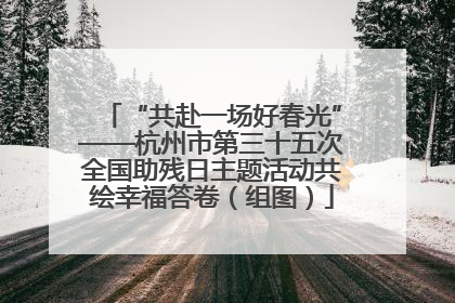 “共赴一场好春光”——杭州市第三十五次全国助残日主题活动共绘幸福答卷（组图）