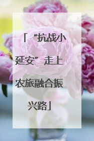“抗战小延安”走上农旅融合振兴路