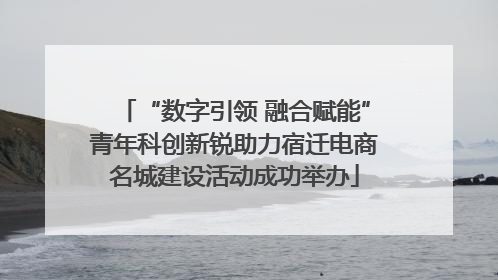 “数字引领 融合赋能”青年科创新锐助力宿迁电商名城建设活动成功举办