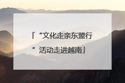 “文化走亲东盟行”活动走进越南