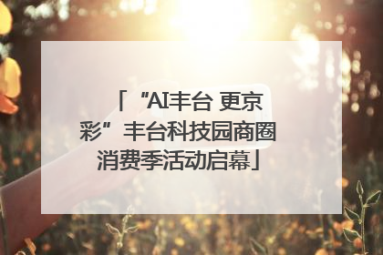 “AI丰台 更京彩”丰台科技园商圈消费季活动启幕