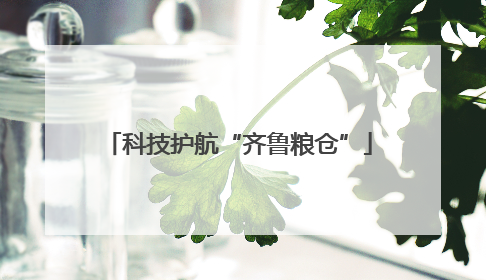 科技护航“齐鲁粮仓”