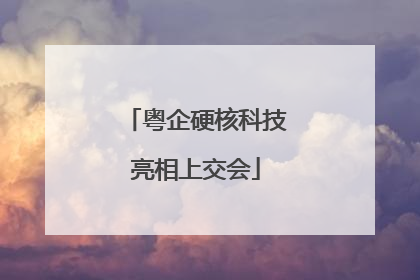 粤企硬核科技亮相上交会