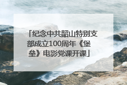纪念中共韶山特别支部成立100周年《堡垒》电影党课开课