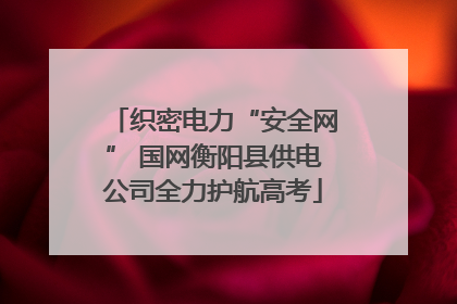织密电力“安全网” 国网衡阳县供电公司全力护航高考