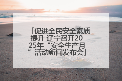 促进全民安全素质提升 辽宁召开2025年“安全生产月”活动新闻发布会