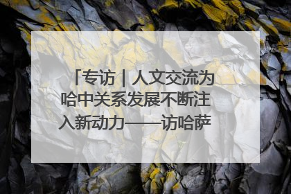 专访｜人文交流为哈中关系发展不断注入新动力——访哈萨克斯坦文化与信息部部长巴拉耶娃