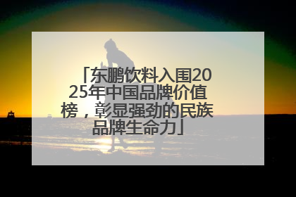东鹏饮料入围2025年中国品牌价值榜，彰显强劲的民族品牌生命力