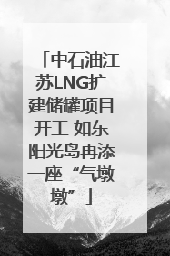 中石油江苏LNG扩建储罐项目开工 如东阳光岛再添一座“气墩墩”