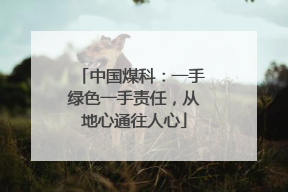 中国煤科：一手绿色一手责任，从地心通往人心