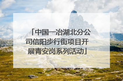 中国一冶湖北分公司信阳步行街项目开展青安岗系列活动
