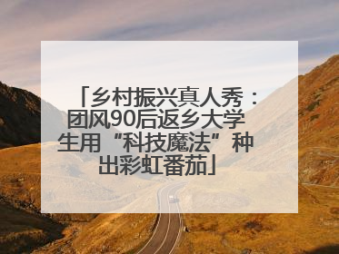 乡村振兴真人秀：团风90后返乡大学生用“科技魔法”种出彩虹番茄