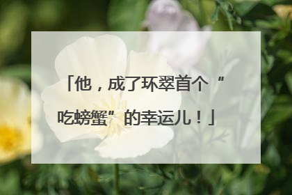 他，成了环翠首个“吃螃蟹”的幸运儿！