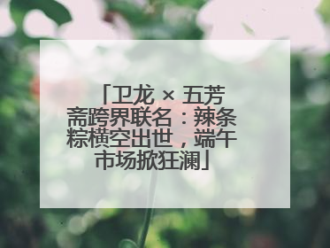 卫龙 × 五芳斋跨界联名：辣条粽横空出世，端午市场掀狂澜