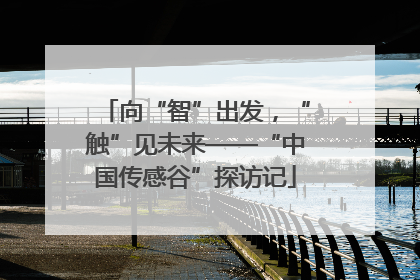 向“智”出发，“触”见未来——“中国传感谷”探访记