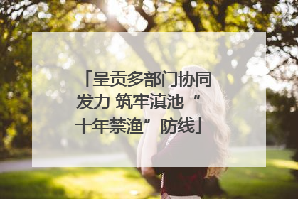 呈贡多部门协同发力 筑牢滇池“十年禁渔”防线