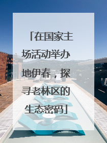 在国家主场活动举办地伊春，探寻老林区的生态密码