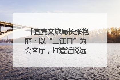 宜宾文旅局长张艳丽：以“三江口”为会客厅，打造近悦远来的国际旅游城市｜文旅局长说