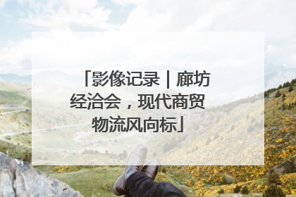 影像记录｜廊坊经洽会，现代商贸物流风向标