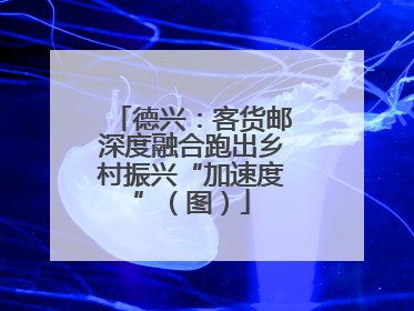 德兴：客货邮深度融合跑出乡村振兴“加速度”（图）