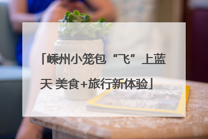 嵊州小笼包“飞”上蓝天 美食+旅行新体验