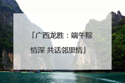 广西龙胜：端午粽情深 共话邻里情