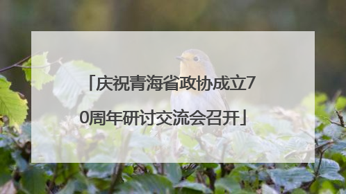 庆祝青海省政协成立70周年研讨交流会召开
