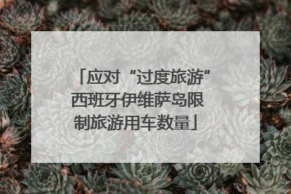 应对“过度旅游” 西班牙伊维萨岛限制旅游用车数量