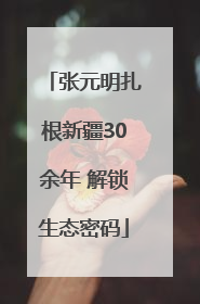 张元明扎根新疆30余年 解锁生态密码