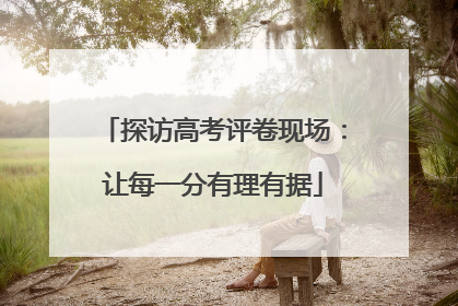 探访高考评卷现场：让每一分有理有据