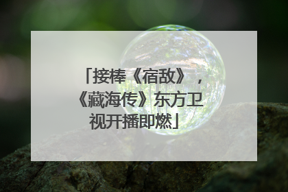 接棒《宿敌》，《藏海传》东方卫视开播即燃