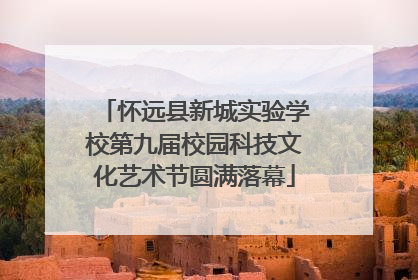 怀远县新城实验学校第九届校园科技文化艺术节圆满落幕
