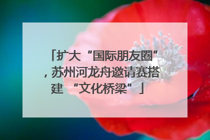 扩大“国际朋友圈”，苏州河龙舟邀请赛搭建 “文化桥梁”