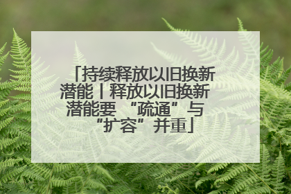 持续释放以旧换新潜能丨释放以旧换新潜能要 “疏通”与“扩容”并重