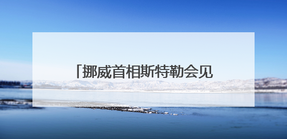 挪威首相斯特勒会见中联部部长刘建超