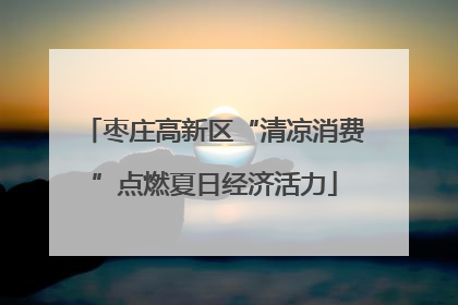 枣庄高新区“清凉消费”点燃夏日经济活力