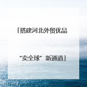 搭建河北外贸优品“卖全球”新通道