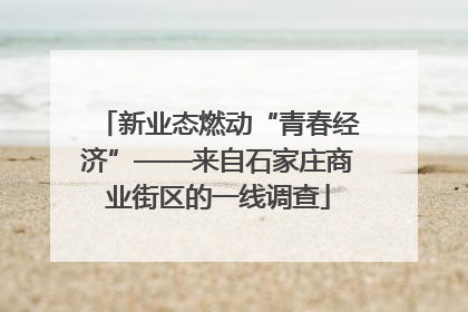 新业态燃动“青春经济”——来自石家庄商业街区的一线调查