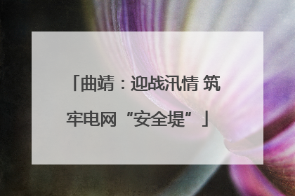 曲靖：迎战汛情 筑牢电网“安全堤”