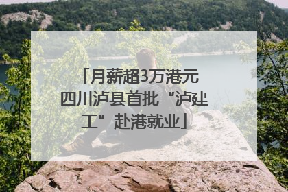 月薪超3万港元 四川泸县首批“泸建工”赴港就业