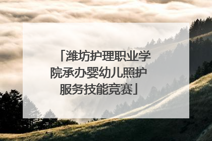 潍坊护理职业学院承办婴幼儿照护服务技能竞赛