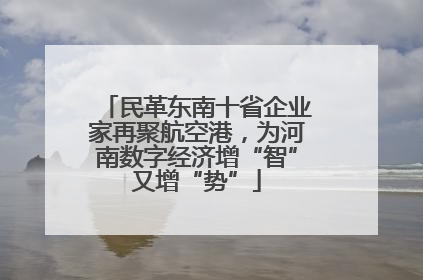 民革东南十省企业家再聚航空港，为河南数字经济增“智”又增“势”