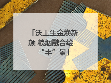 沃土生金焕新颜 粮烟融合绘“丰”景