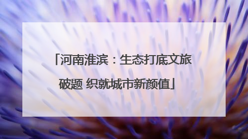 河南淮滨：生态打底文旅破题 织就城市新颜值
