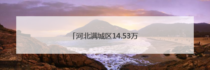河北满城区14.53万亩小麦开镰收割（组图）