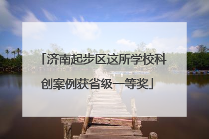 济南起步区这所学校科创案例获省级一等奖