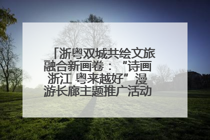 浙粤双城共绘文旅融合新画卷：“诗画浙江 粤来越好”漫游长廊主题推广活动在广州花城汇启幕