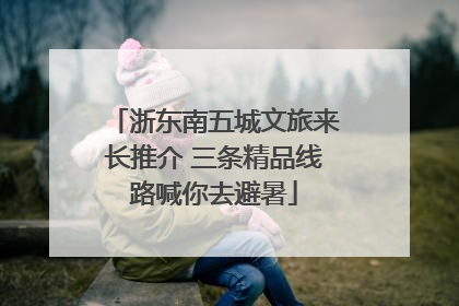 浙东南五城文旅来长推介 三条精品线路喊你去避暑